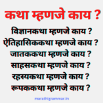 कथा म्हणजे काय ?। विज्ञानकथा । साहसकथा